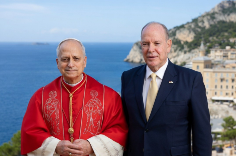 Le pape Léon XIV rend visite au « duc de Mayenne » à Monaco